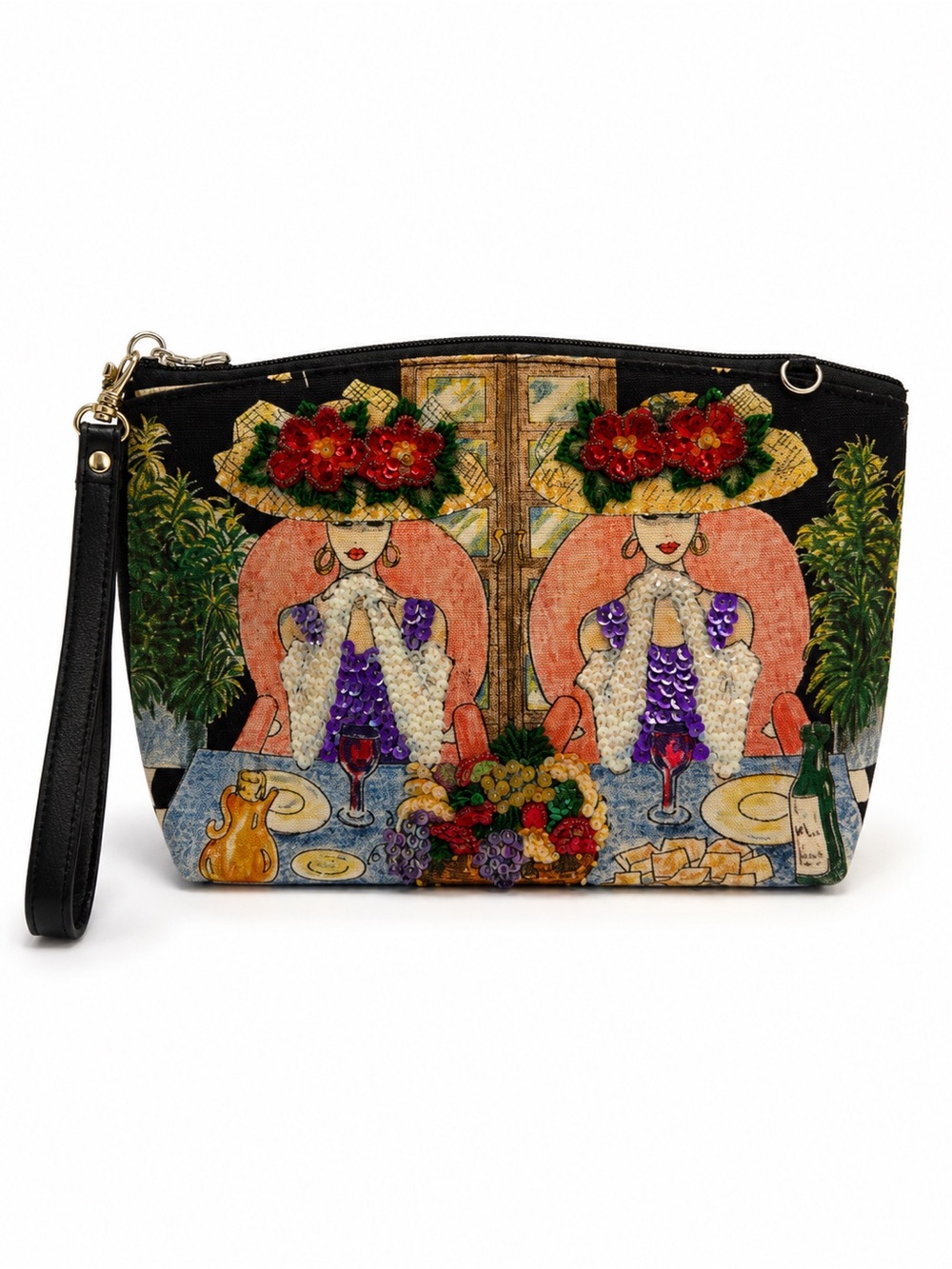 Unbranded Clutch Bag Ladies Sequin Dining Bistro Travel Pouch Cosmetic Bag
